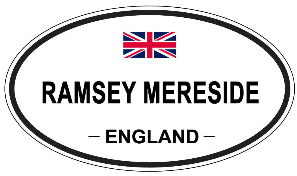 RAMSEY MERESIDE, England - Oval Magnet