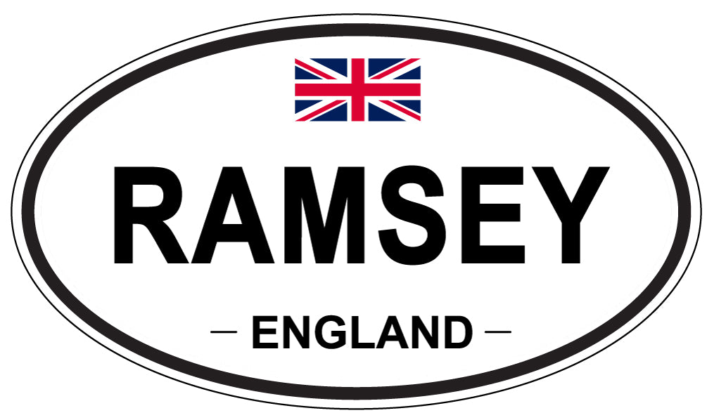 RAMSEY, England - Oval Magnet