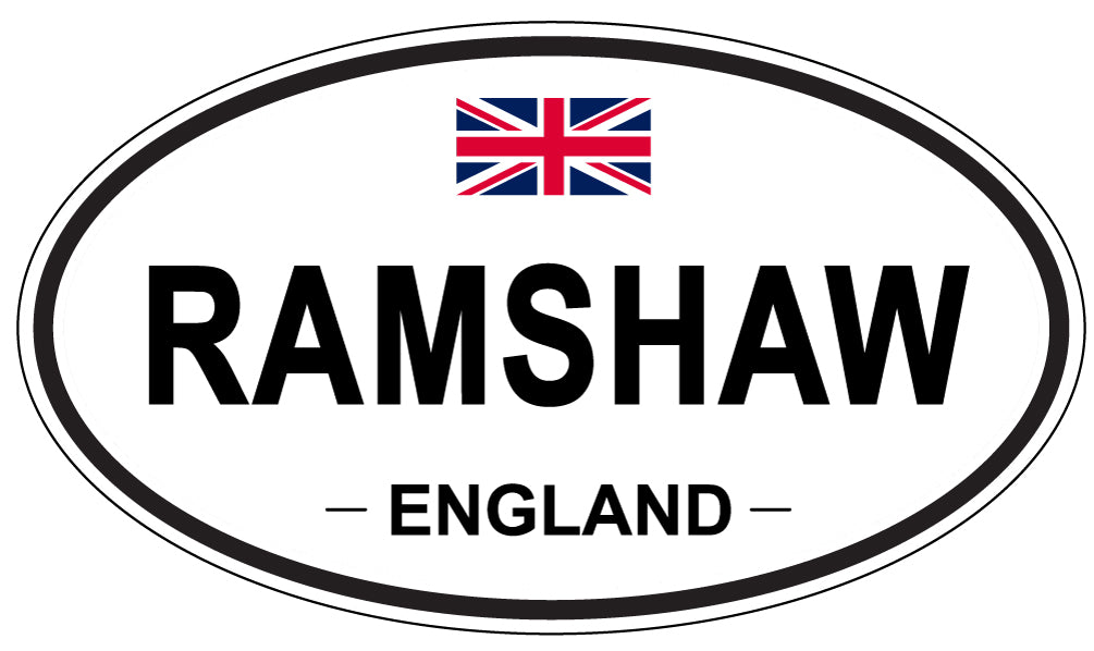 RAMSHAW, England - Oval Magnet