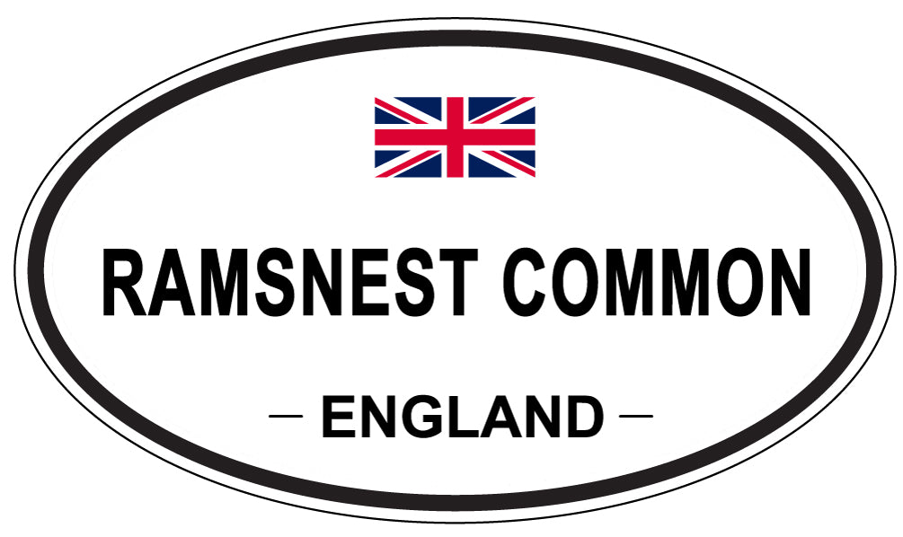 RAMSNEST COMMON, England - Oval Magnet