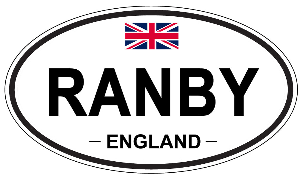 RANBY, England - Oval Magnet