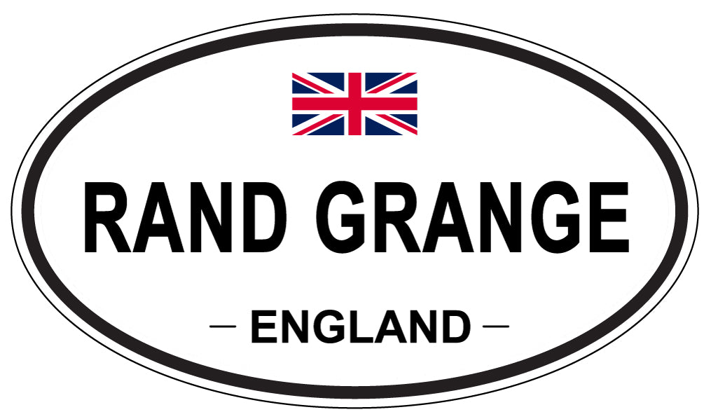 RAND GRANGE, England - Oval Magnet