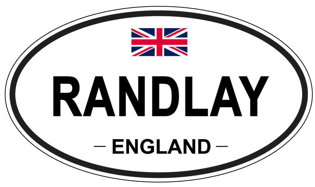 RANDLAY, England - Oval Magnet