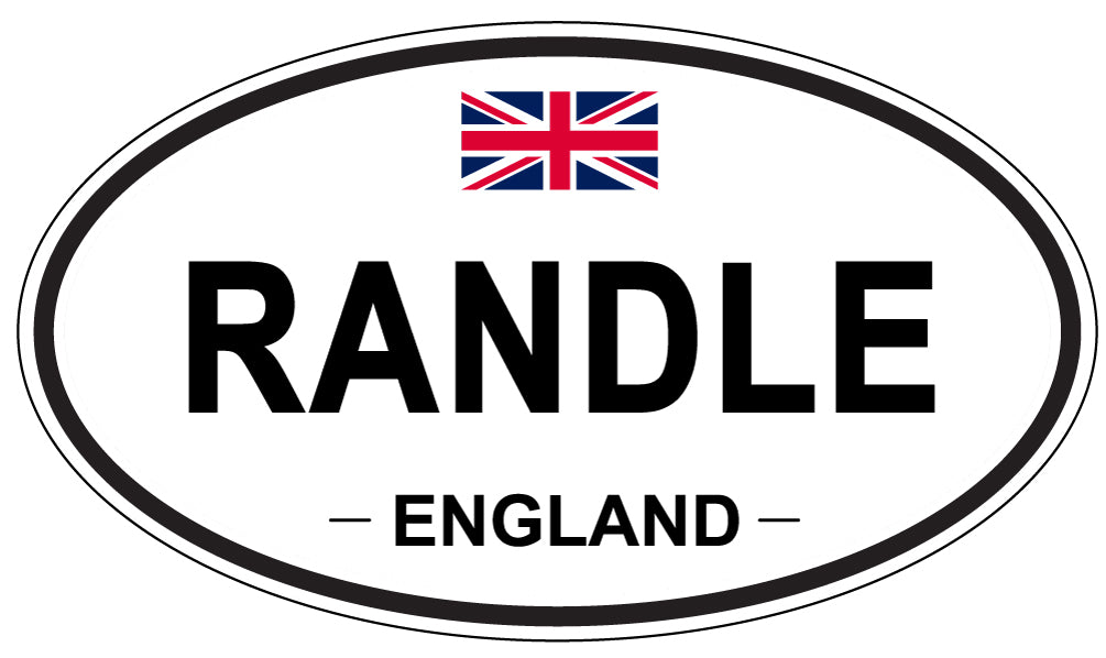 RANDLE, England - Oval Magnet