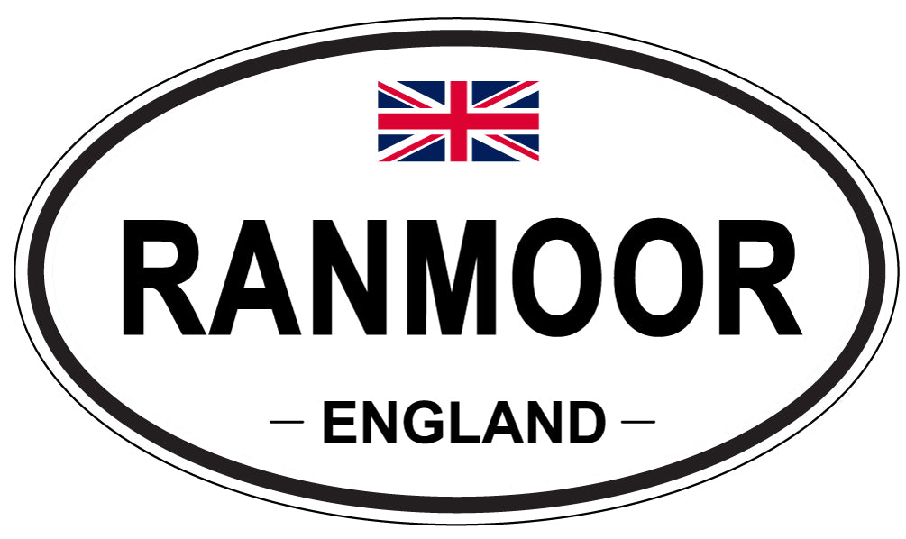 RANMOOR, England - Oval Magnet