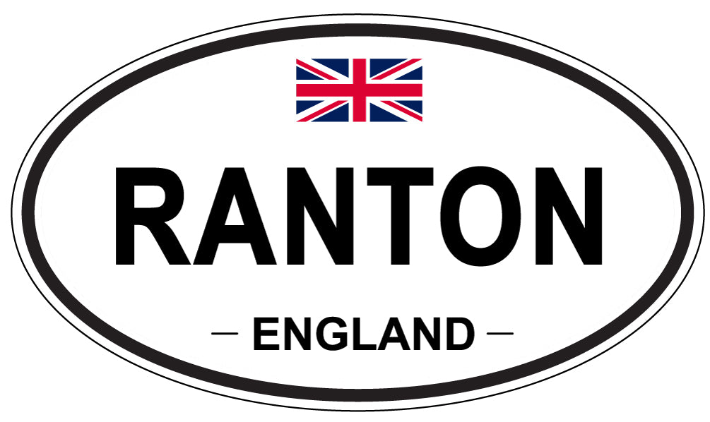 RANTON, England - Oval Magnet