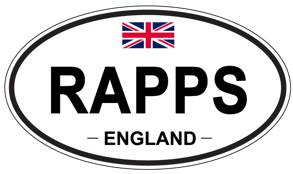 RAPPS, England - Oval Magnet