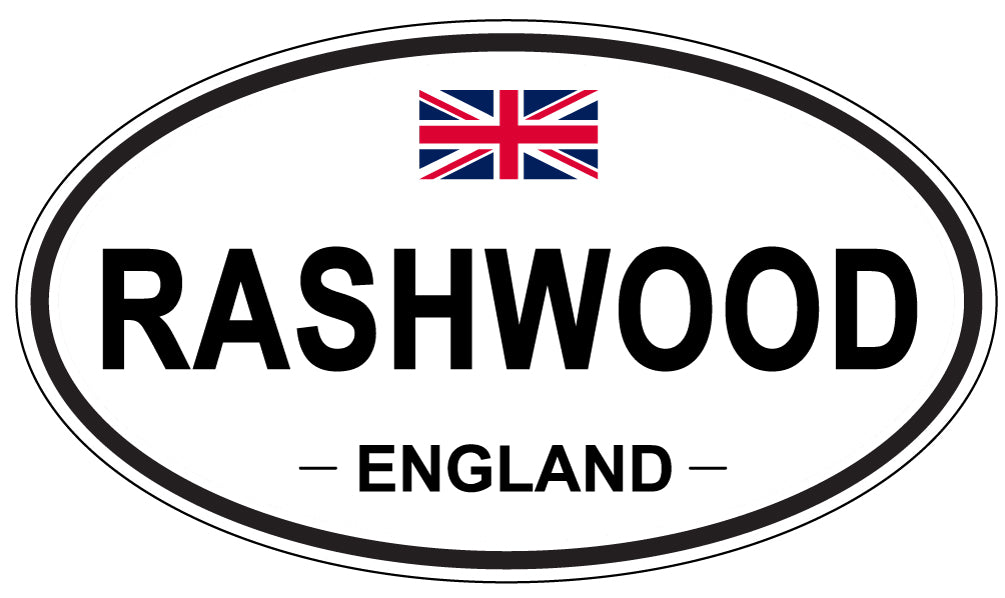 RASHWOOD, England - Oval Magnet