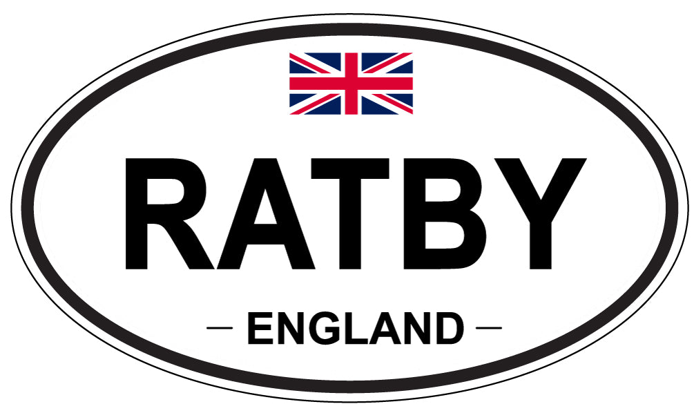RATBY, England - Oval Magnet