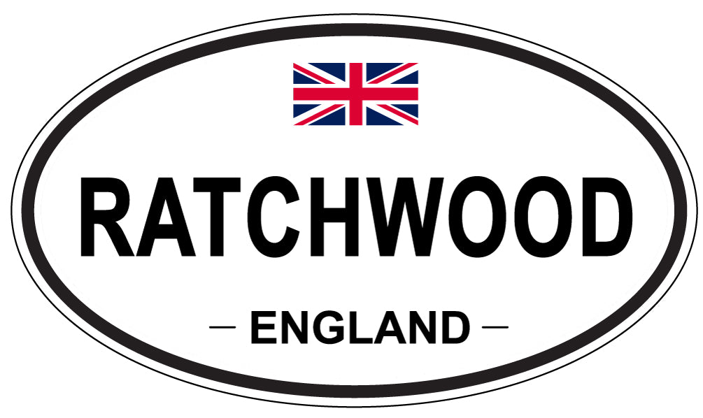 RATCHWOOD, England - Oval Magnet