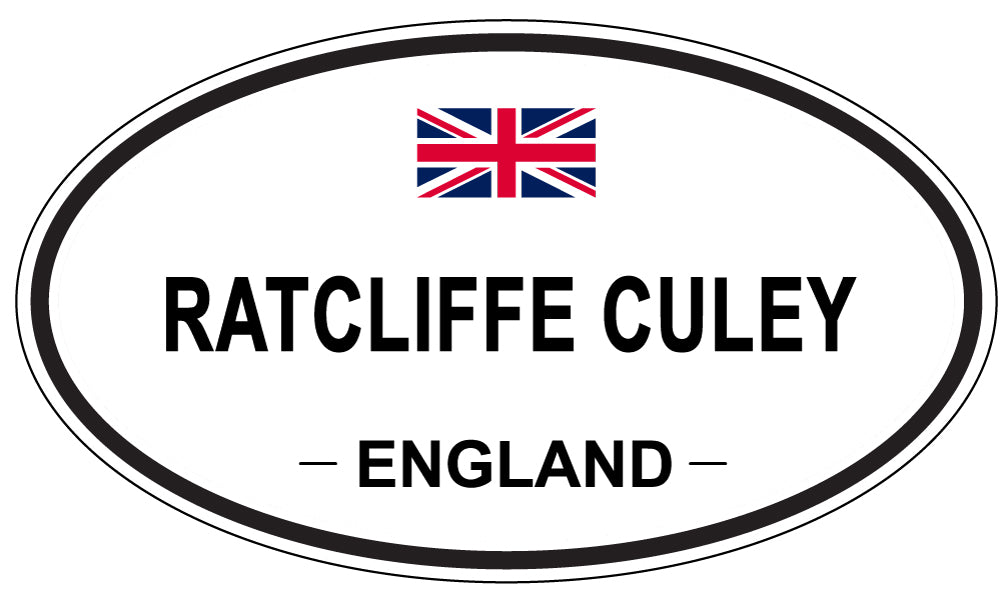 RATCLIFFE CULEY, England - Oval Magnet