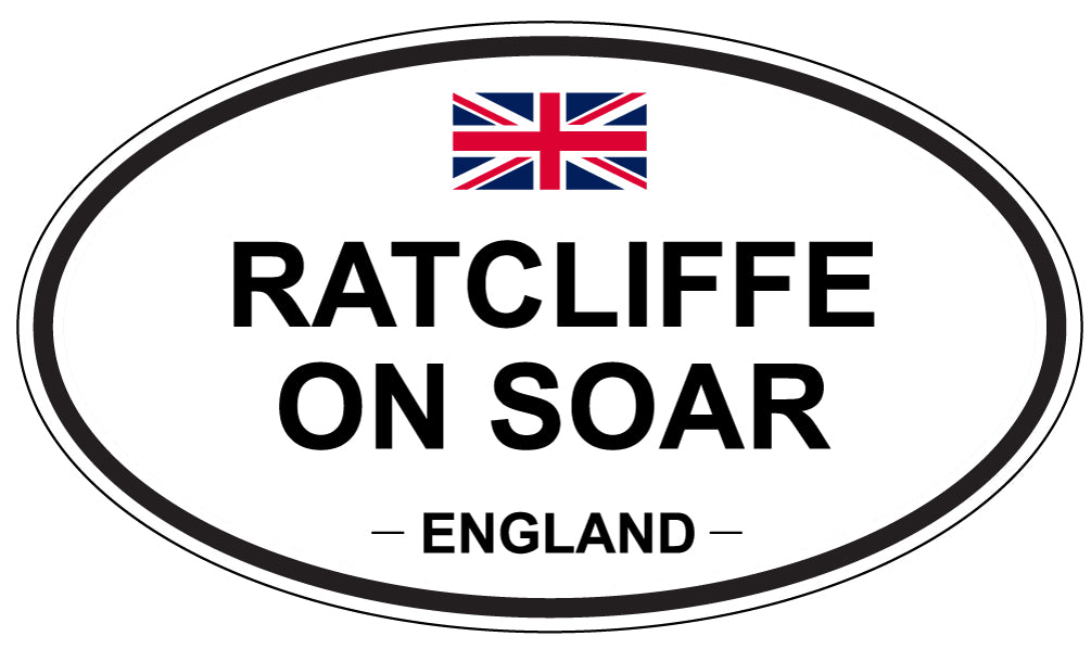 RATCLIFFE ON SOAR, England - Oval Magnet