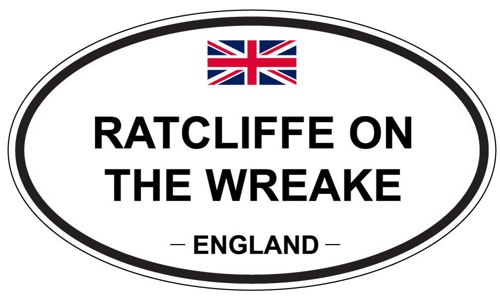 RATCLIFFE ON THE WREAKE, England - Oval Magnet