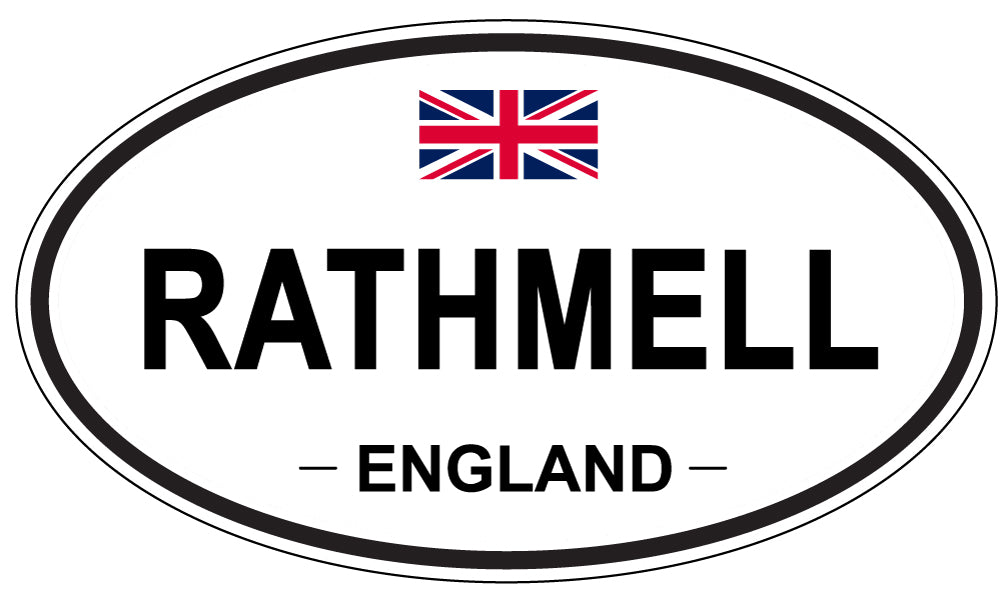 RATHMELL, England - Oval Magnet
