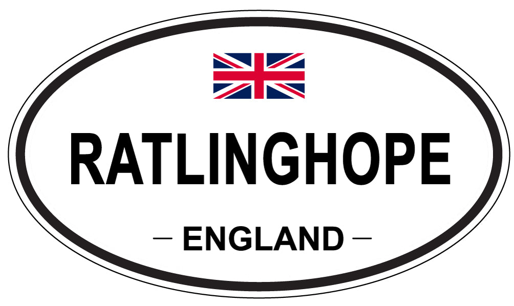 RATLINGHOPE, England - Oval Magnet