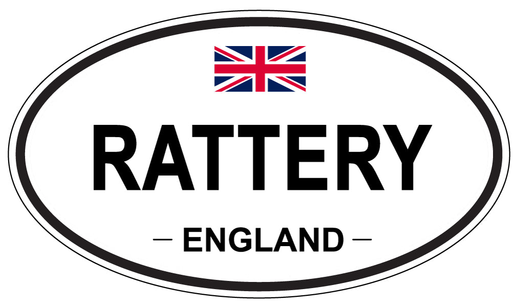 RATTERY, England - Oval Magnet