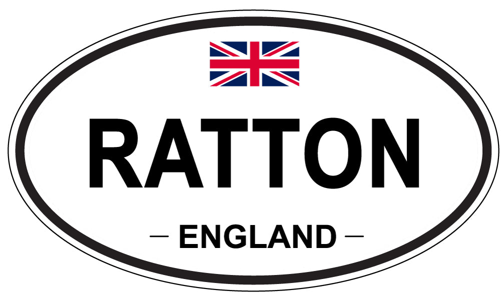 RATTON, England - Oval Magnet