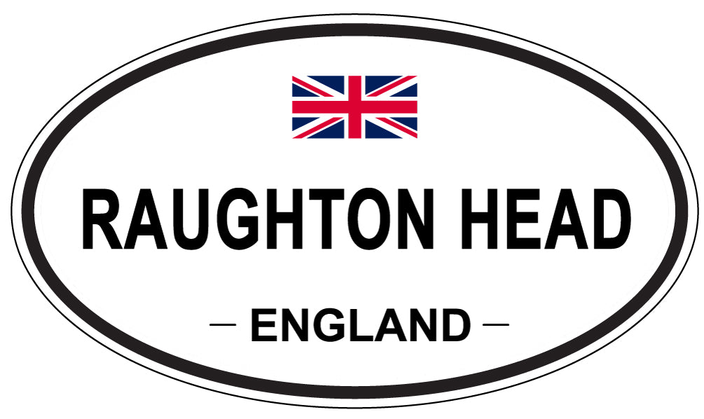 RAUGHTON HEAD, England - Oval Magnet
