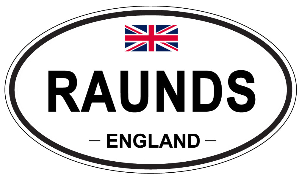 RAUNDS, England - Oval Magnet