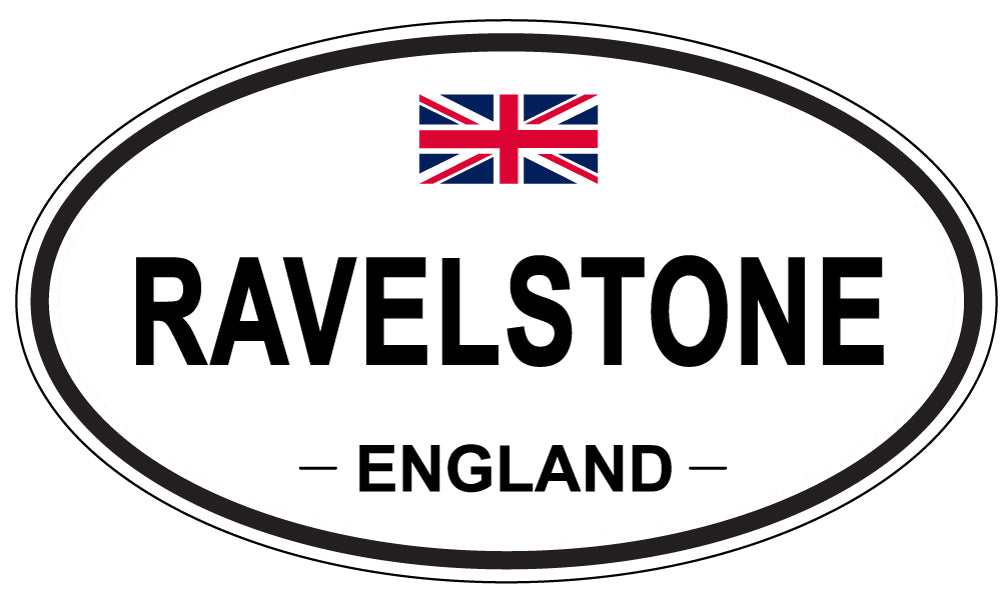 RAVELSTONE, England - Oval Magnet