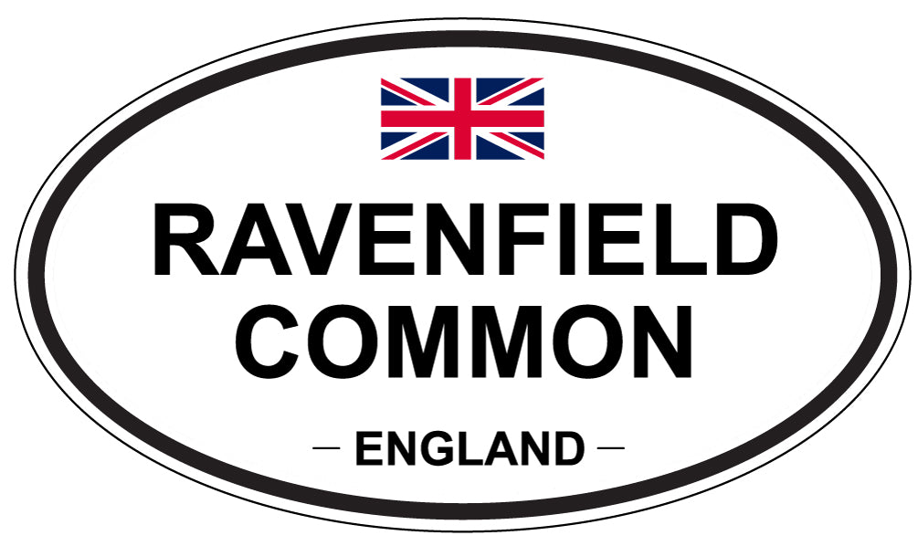 RAVENFIELD COMMON, England - Oval Magnet