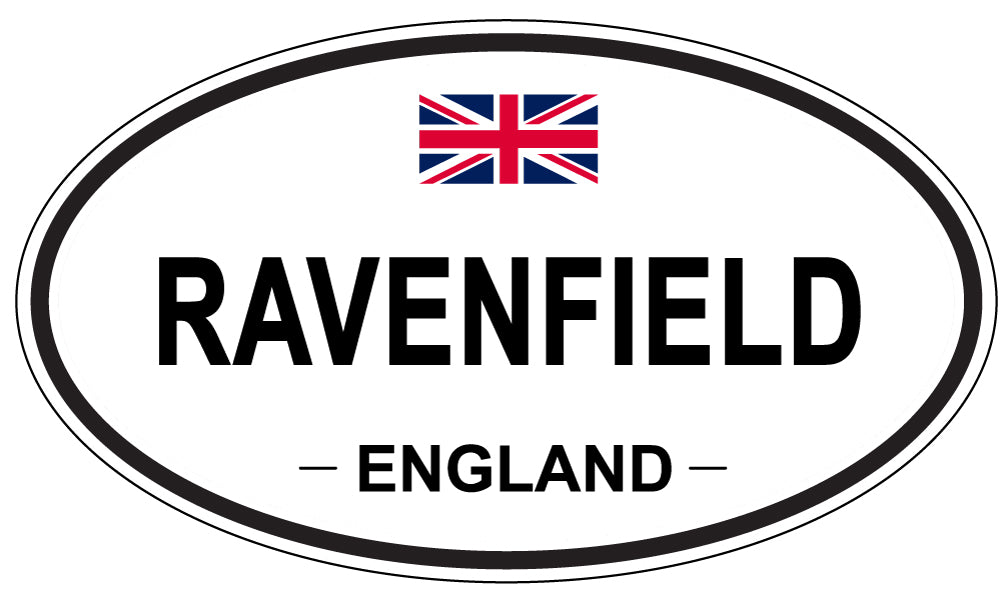 RAVENFIELD, England - Oval Magnet
