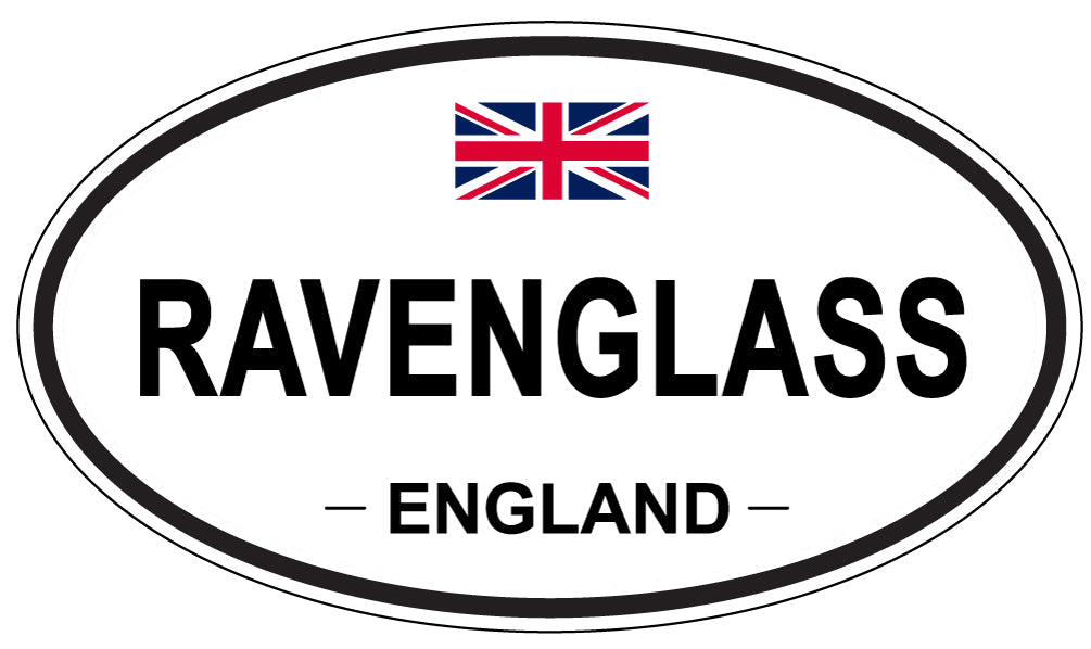 RAVENGLASS, England - Oval Magnet