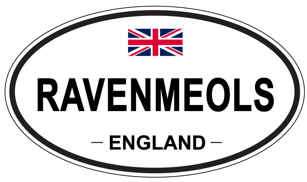 RAVENMEOLS, England - Oval Magnet