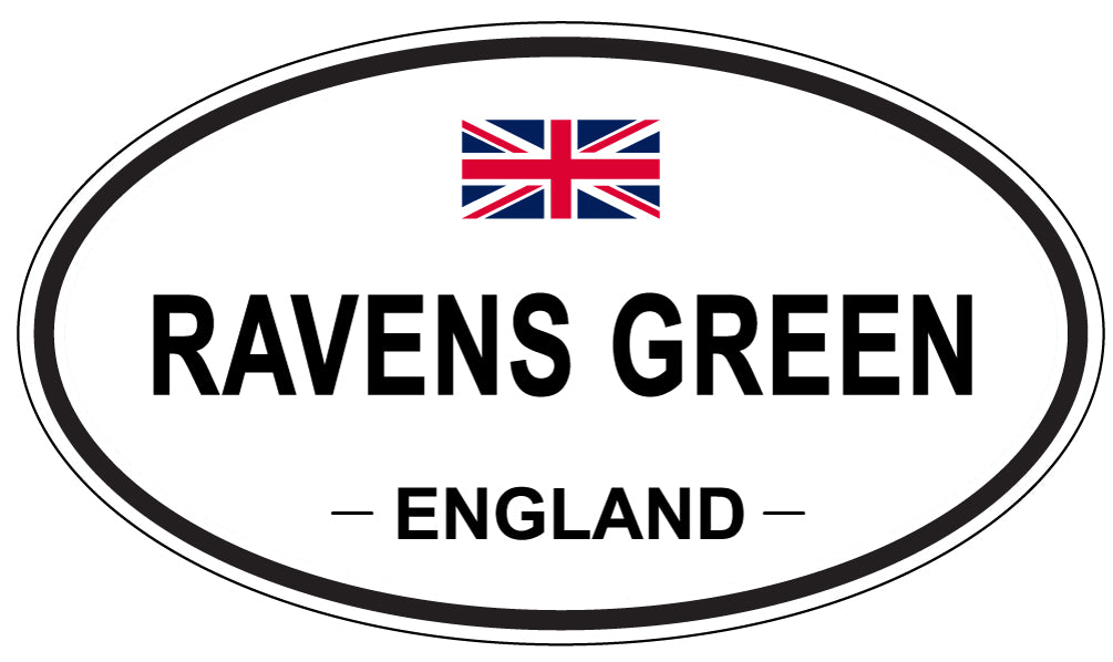 RAVENS GREEN, England - Oval Magnet