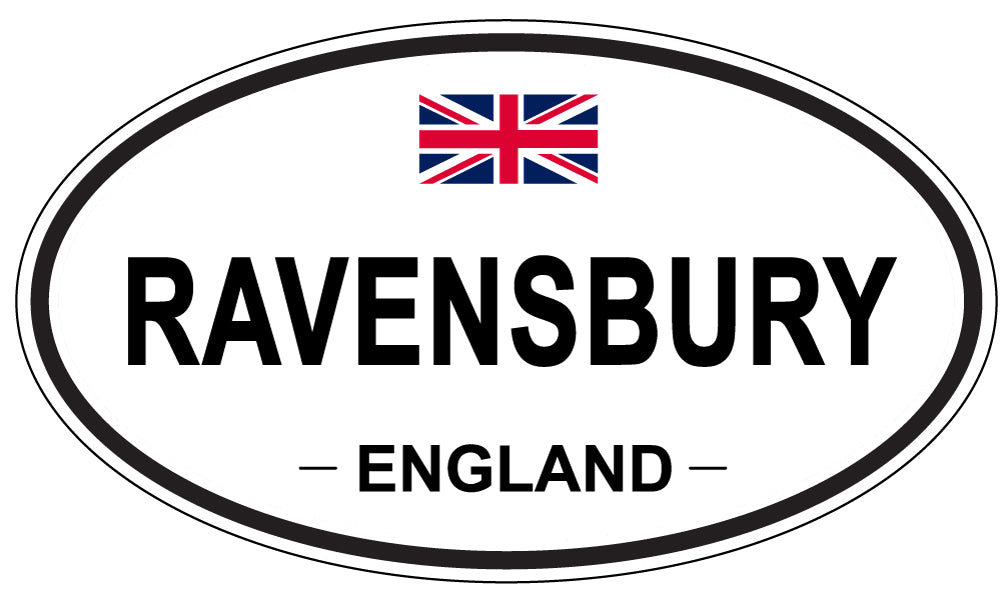 RAVENSBURY, England - Oval Magnet