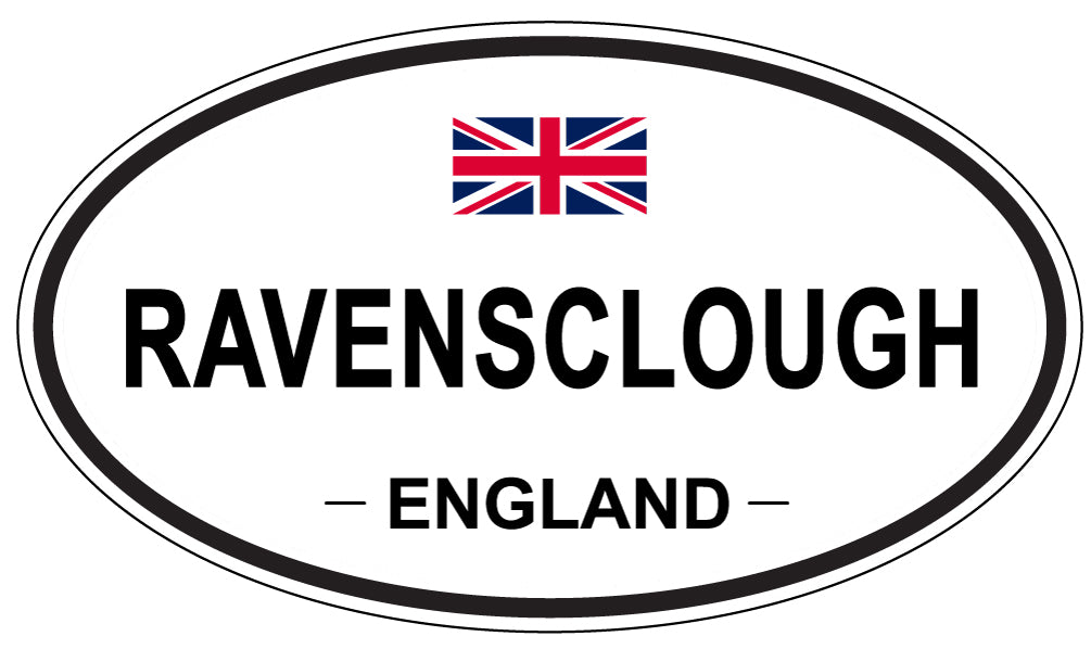 RAVENSCLOUGH, England - Oval Magnet