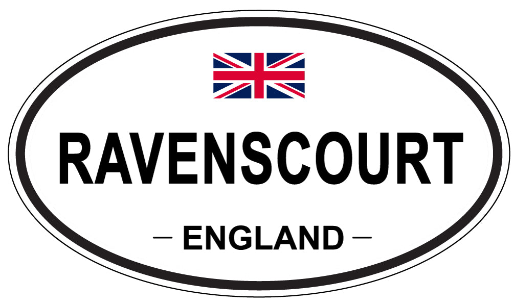 RAVENSCOURT, England - Oval Magnet