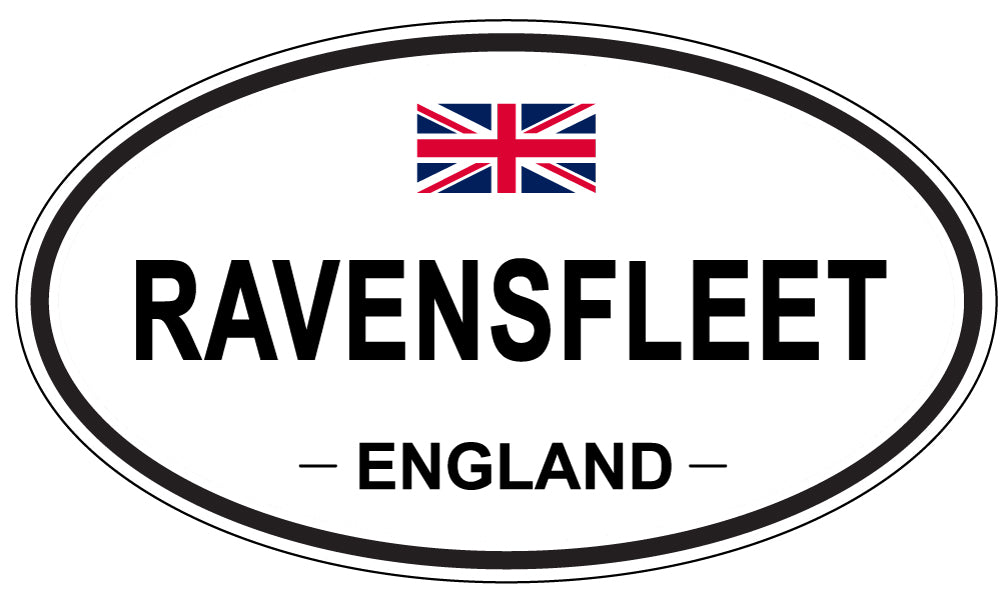 RAVENSFLEET, England - Oval Magnet
