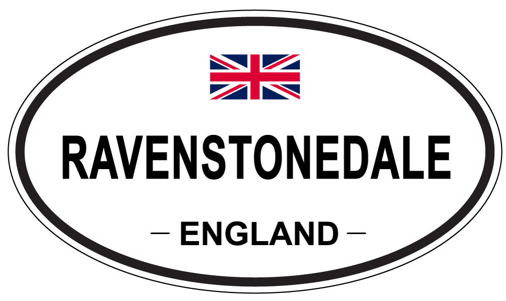 RAVENSTONEDALE, England - Oval Magnet