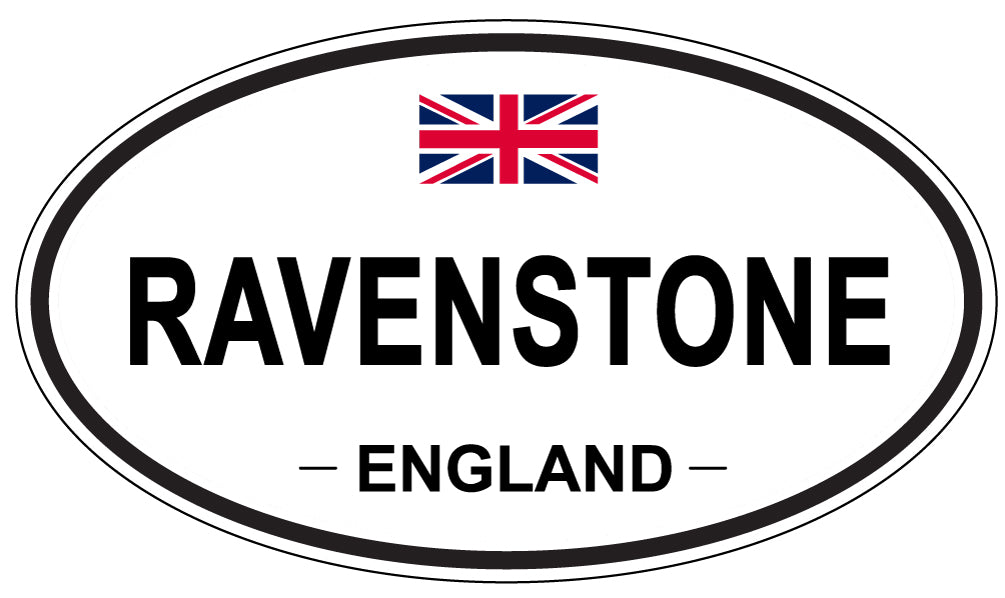 RAVENSTONE, England - Oval Magnet