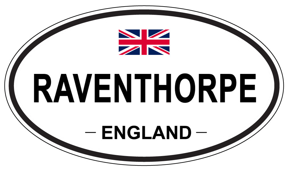 RAVENTHORPE, England - Oval Magnet