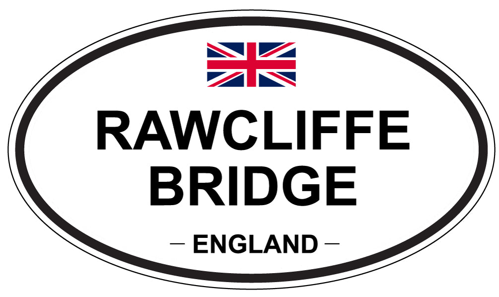 RAWCLIFFE BRIDGE, England - Oval Magnet
