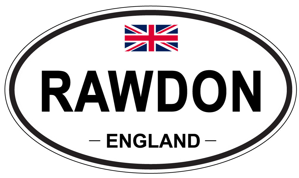 RAWDON, England - Oval Magnet