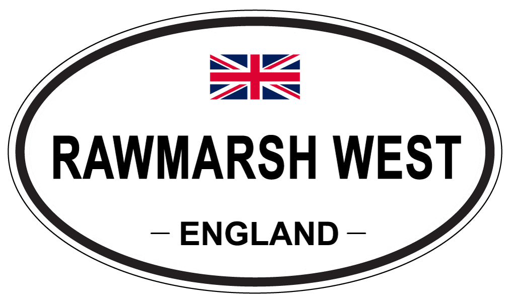 RAWMARSH WEST, England - Oval Magnet