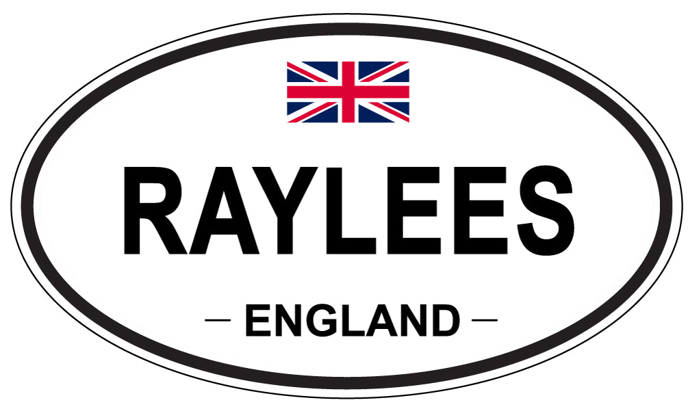 RAYLEES, England - Oval Magnet