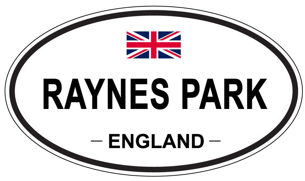 RAYNES PARK, England - Oval Magnet