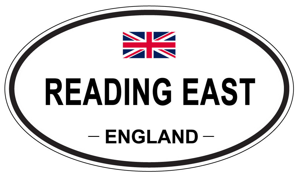 READING EAST, England - Oval Magnet