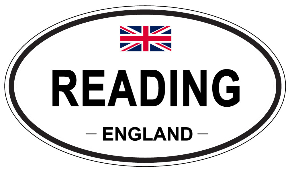 READING, England - Oval Magnet