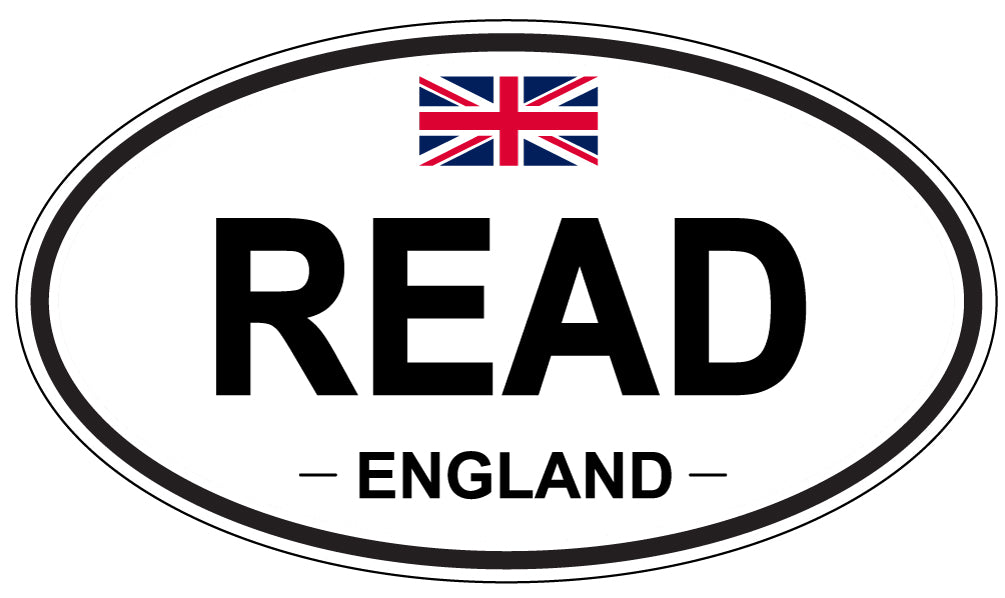 READ, England - Oval Magnet