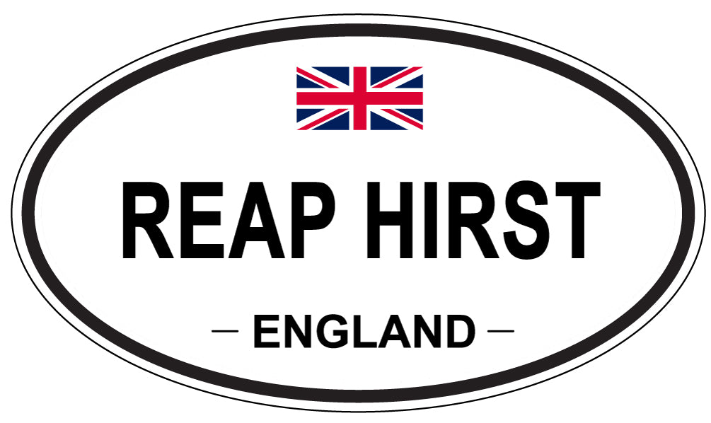 REAP HIRST, England - Oval Magnet