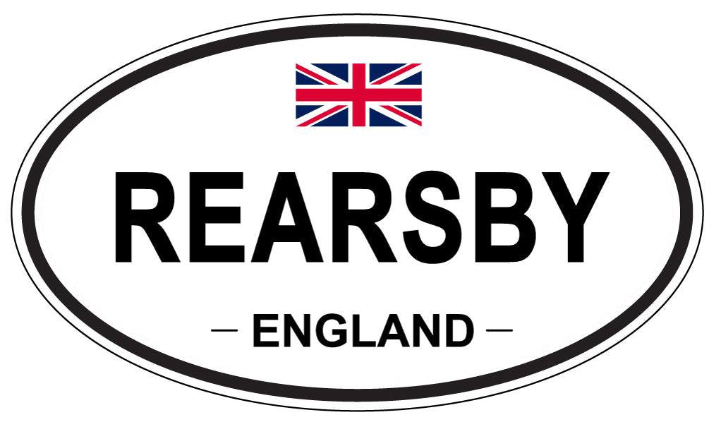 REARSBY, England - Oval Magnet