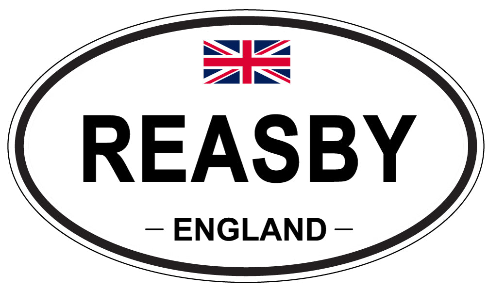 REASBY, England - Oval Magnet