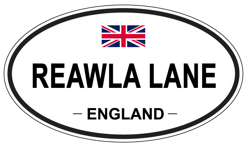 REAWLA LANE, England - Oval Magnet