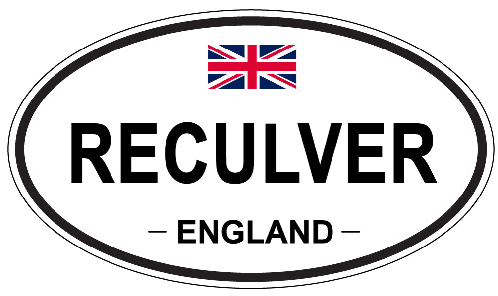 RECULVER, England - Oval Magnet