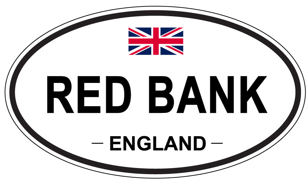 RED BANK, England - Oval Magnet